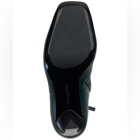 KARL LAGERFELD PARIS Women's Vica Square-Toe Dress Booties - Picture 4 of 9